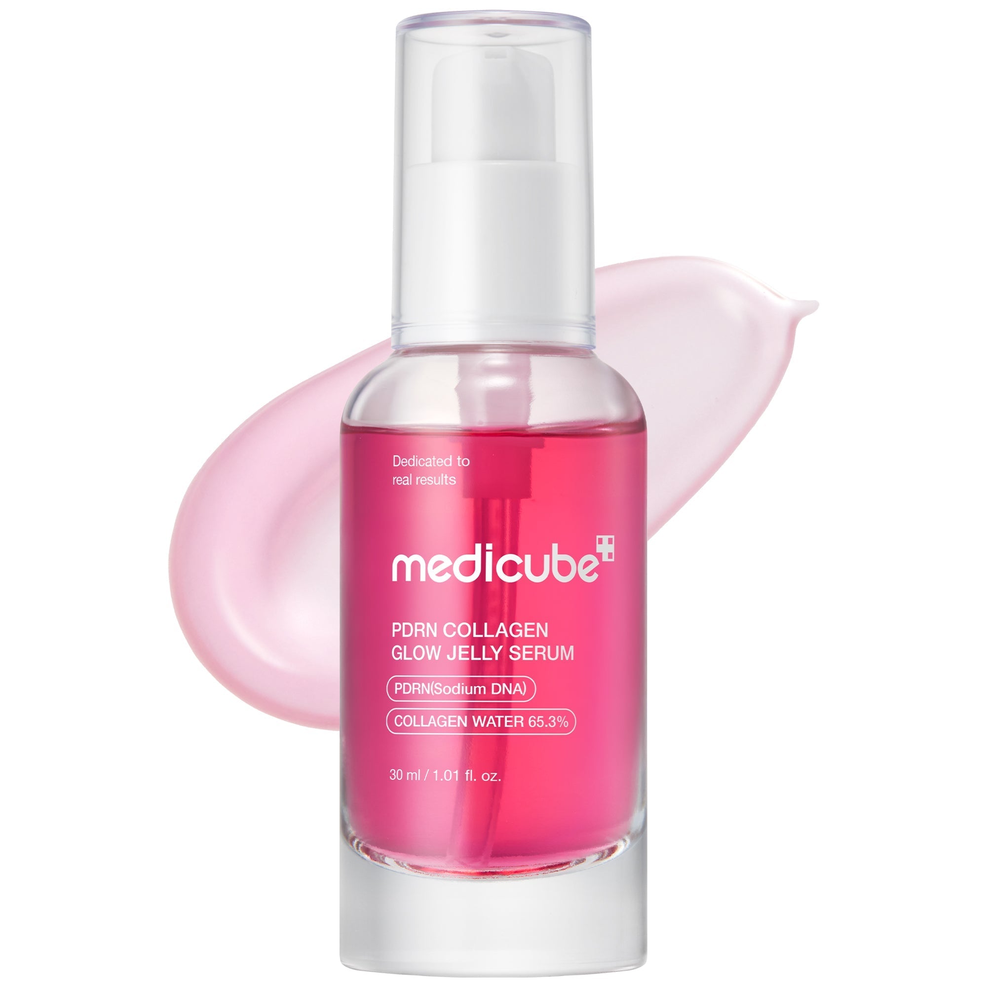 PDRN Pink Collagen Glow Jelly Serum - Soft Glow Look