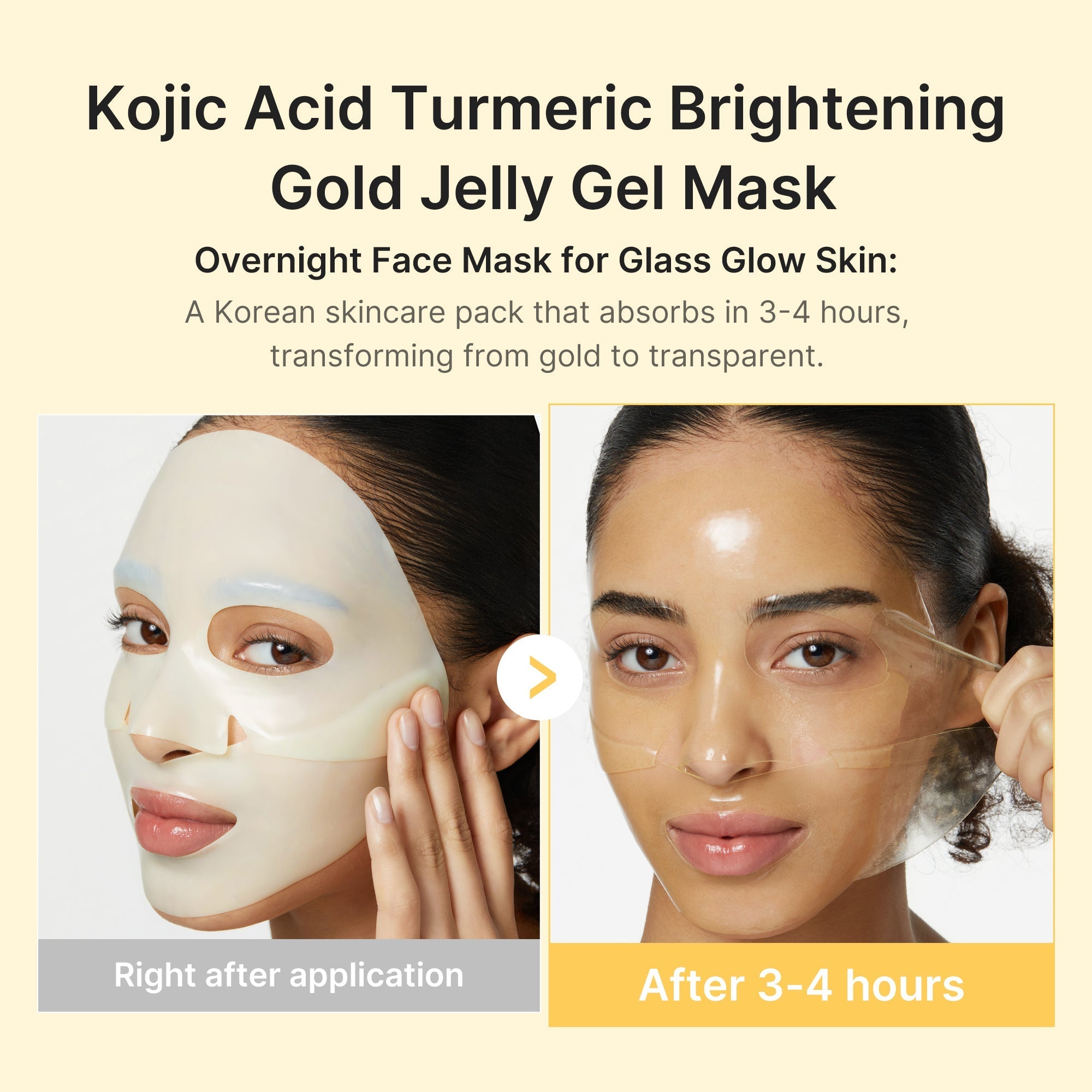 Kojic Acid Turmeric Gold Jelly Gel Mask - Beauty Care Daily