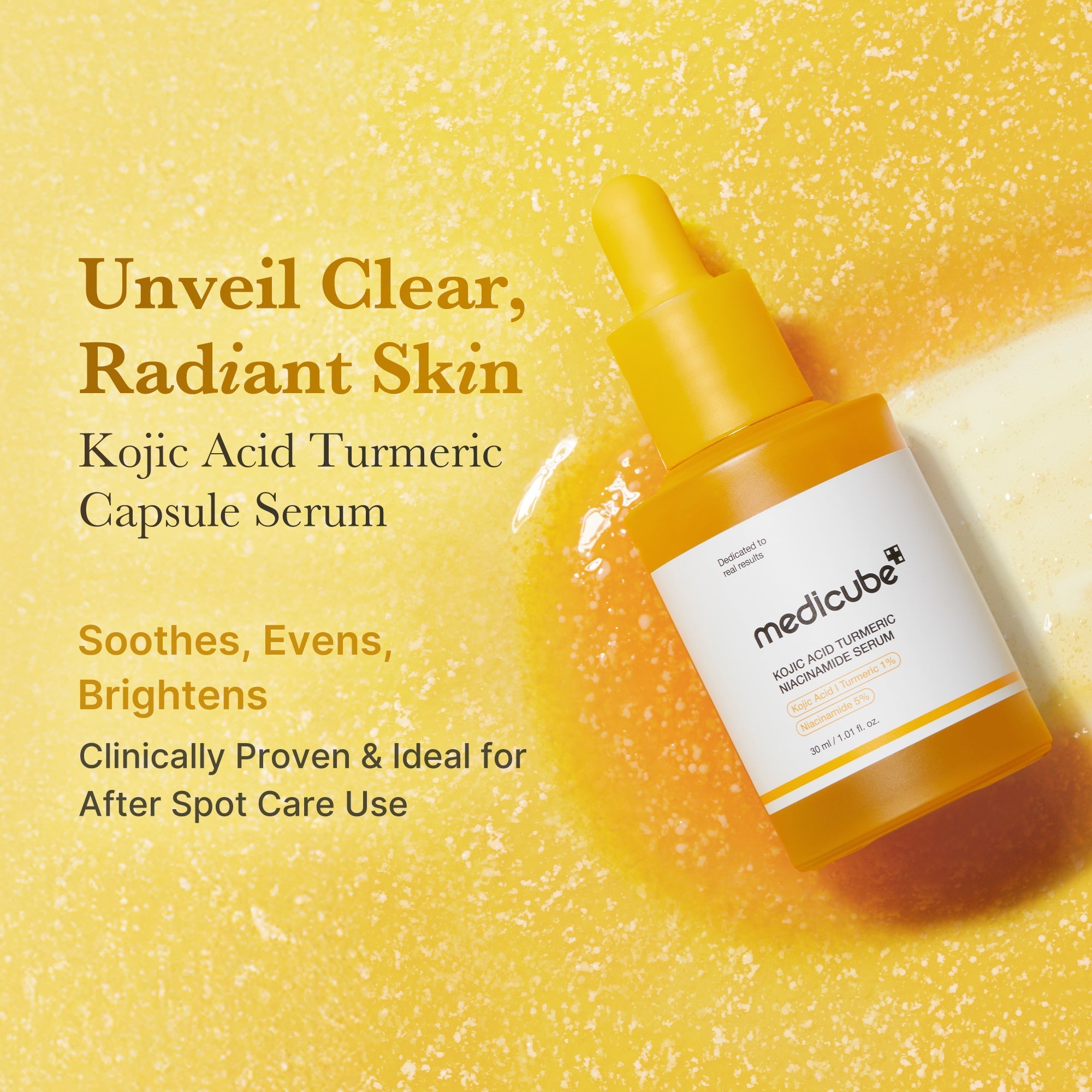 Kojic Acid Turmeric Capsule Serum - Easy Glow Routine