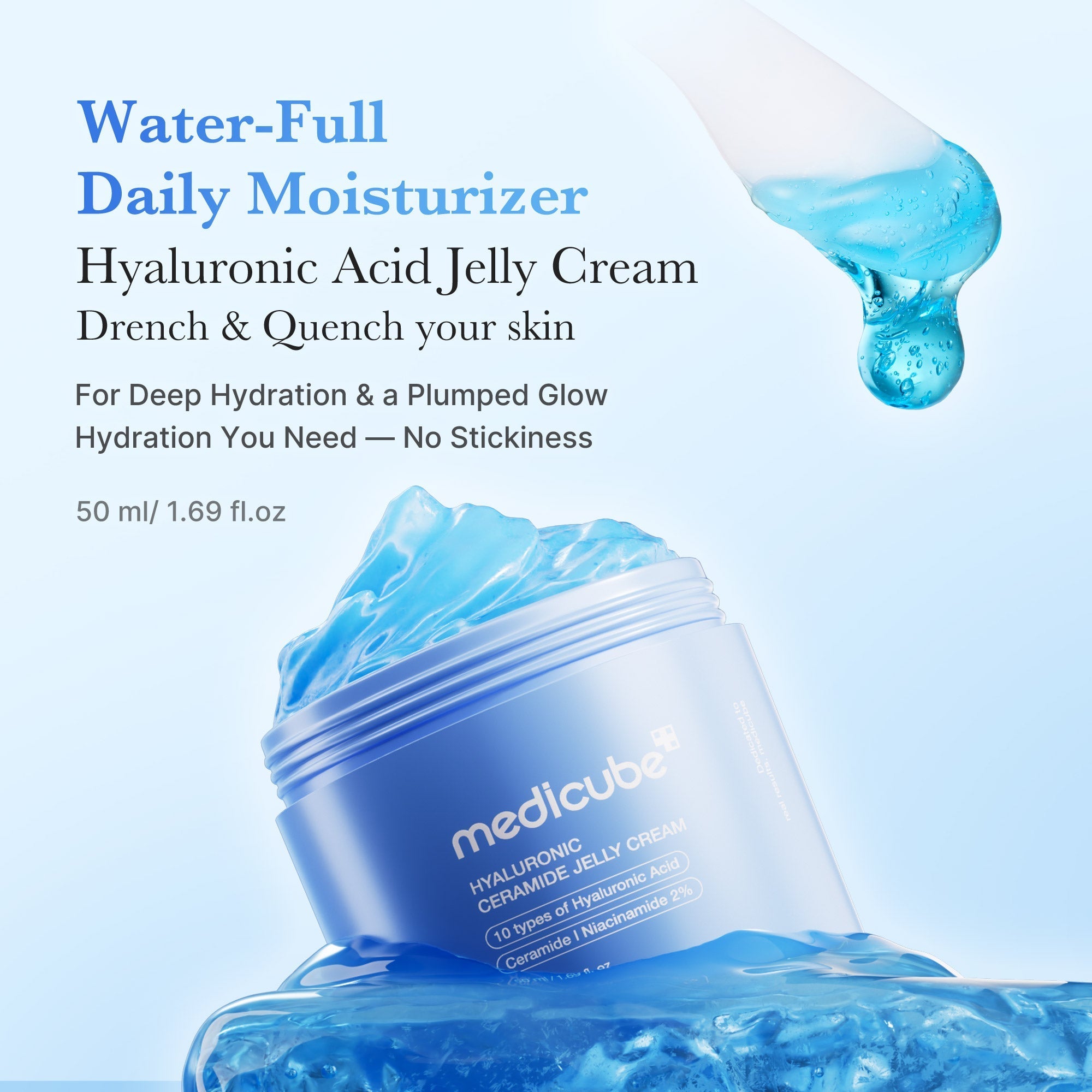 Hyaluronic Ceramide Moisturizing Jelly Cream - Fresh Starts Here