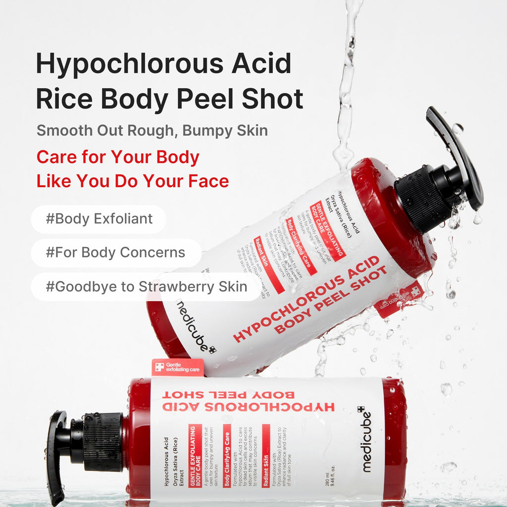 Hypochlorous Acid Rice Body Peel Shot - Ready for Daily Glow