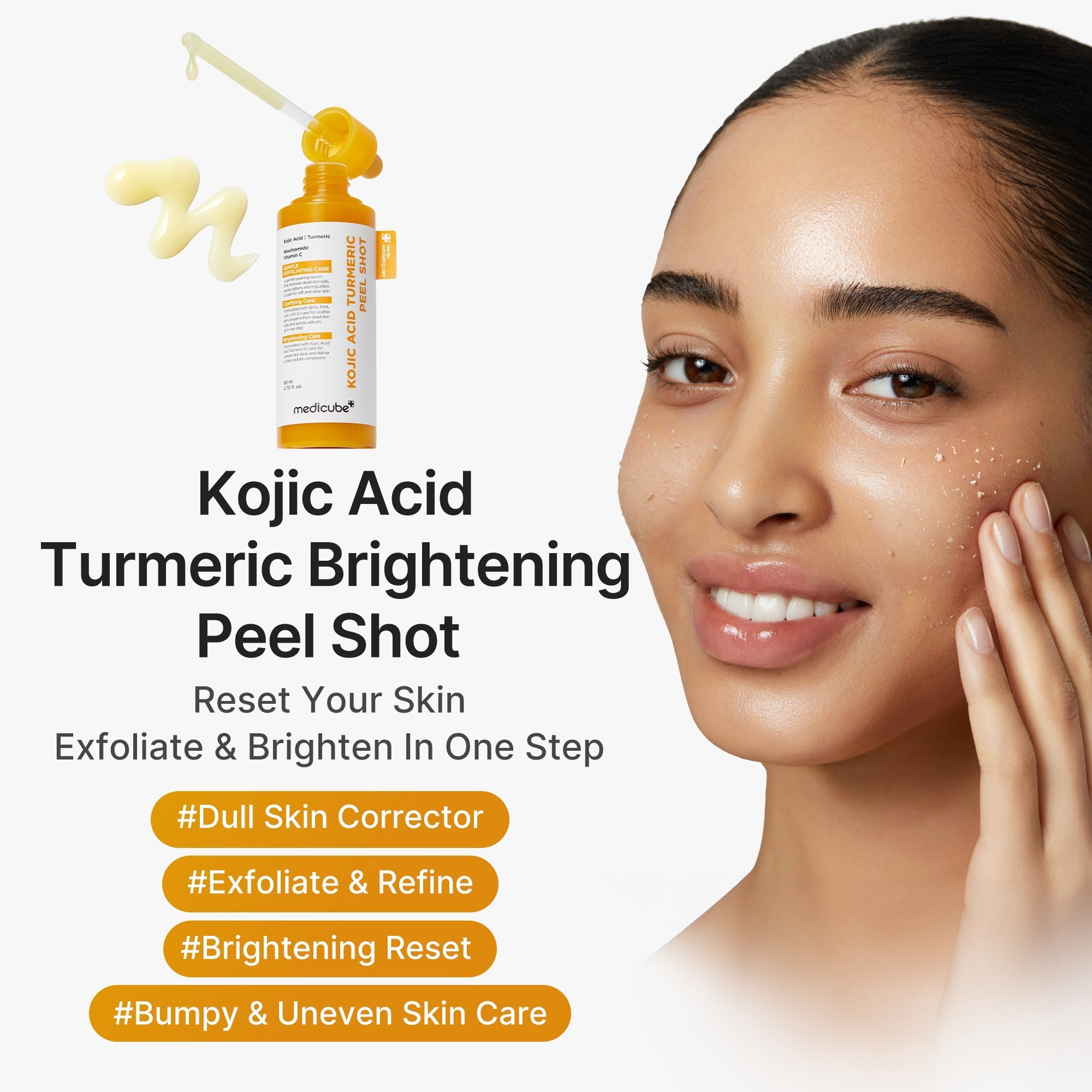 Kojic Acid Turmeric Peel Shot - Fresh Face Routine