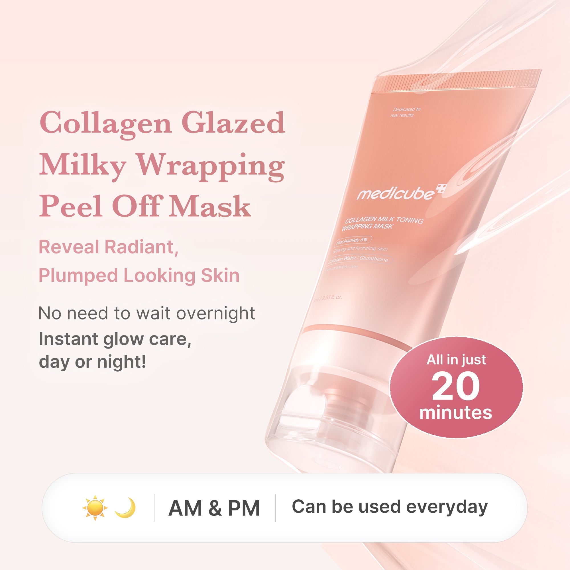 Collagen Milky Glow Daytime Wrapping Mask - Skincare for Real Life