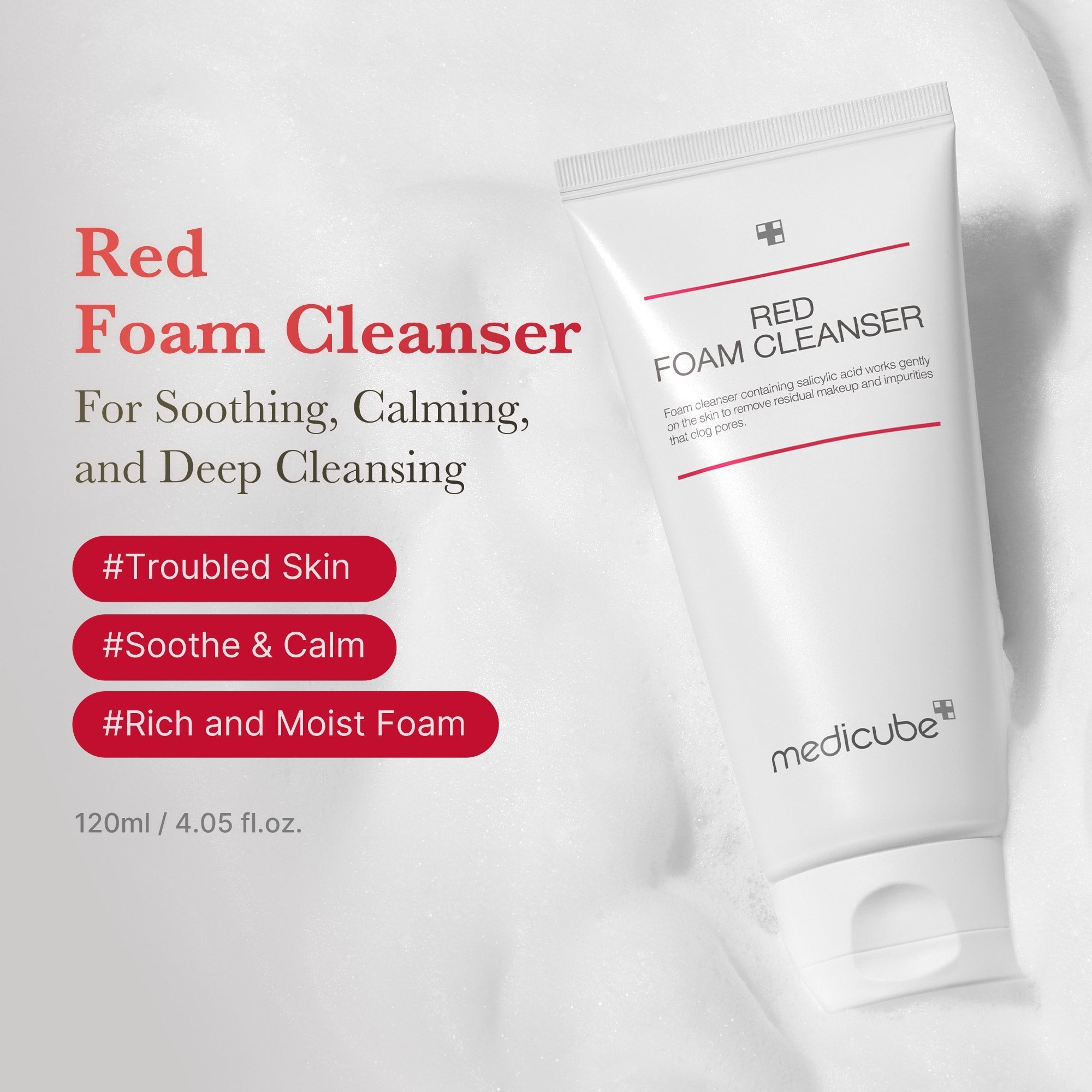 Red Foam Cleanser - Glow and Go