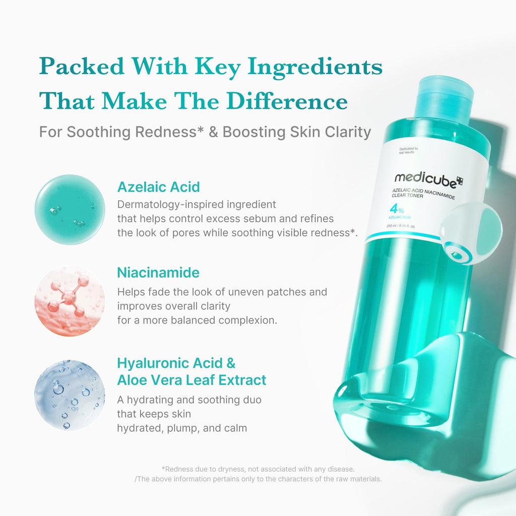 Azelaic Acid Niacinamide Clarifying Toner - Simple Skin Pick