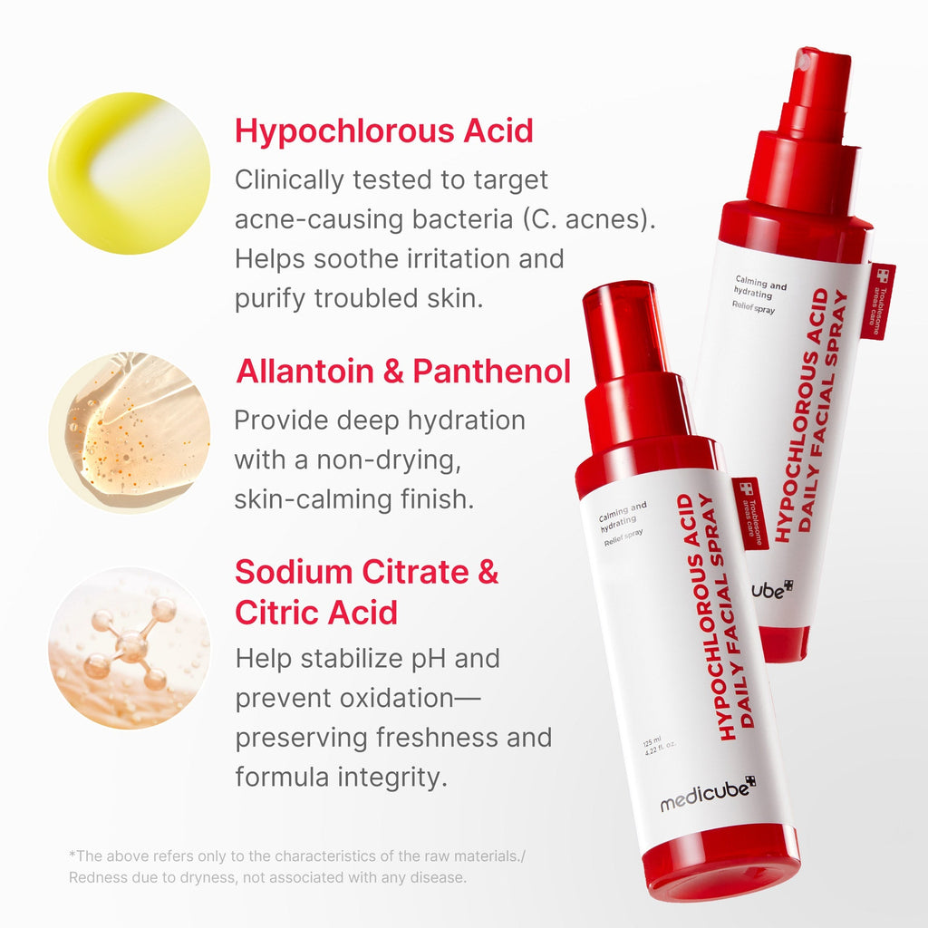 Hypochlorous Acid Power Soothing Spray - Hydrated-Looking Skin