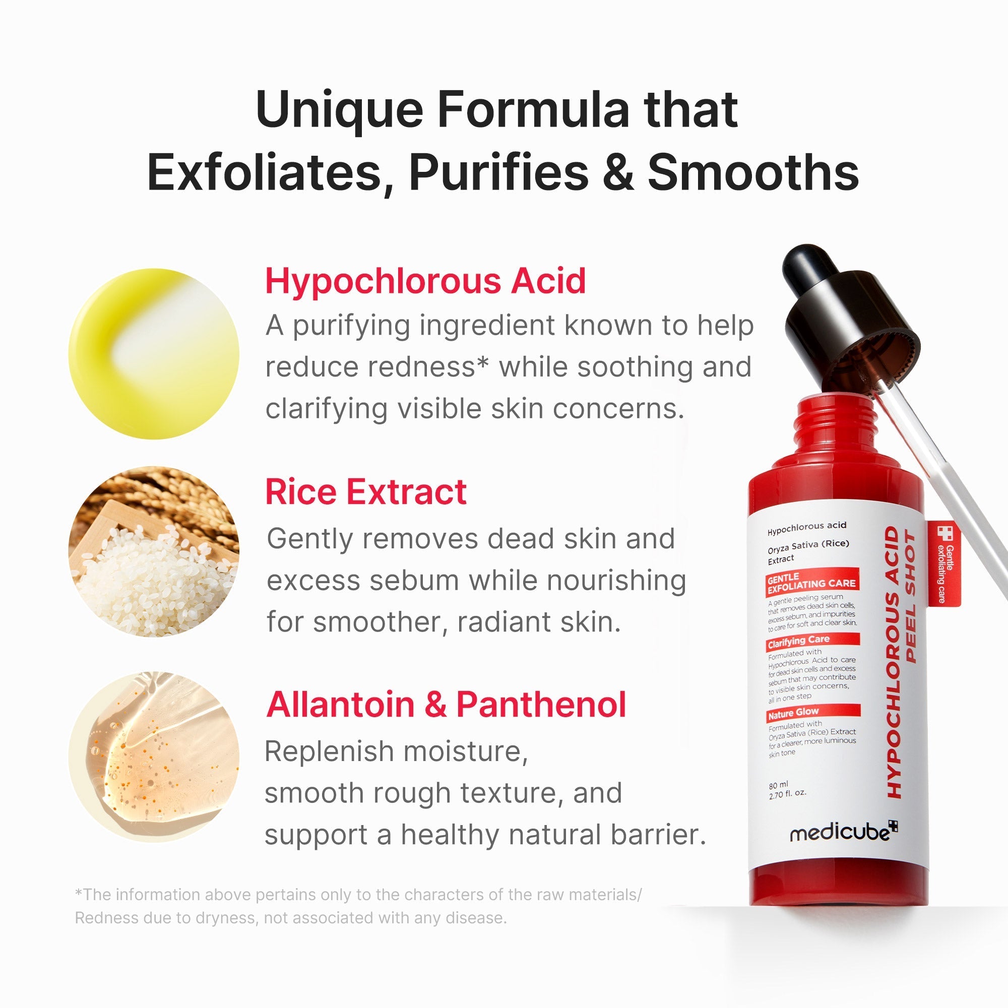 Hypochlorous Acid Rice Peel Shot - Simple Face Care