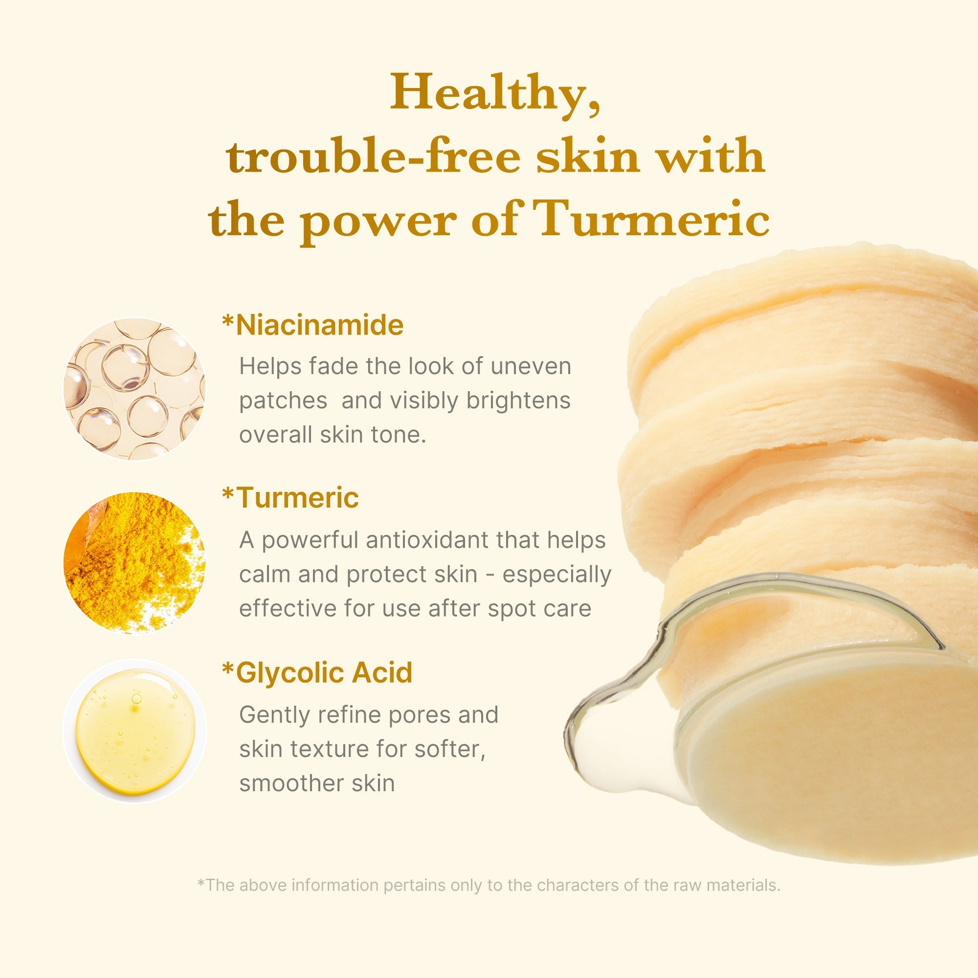 Kojic Acid Tumeric Toner Pad - Glow for Real Life