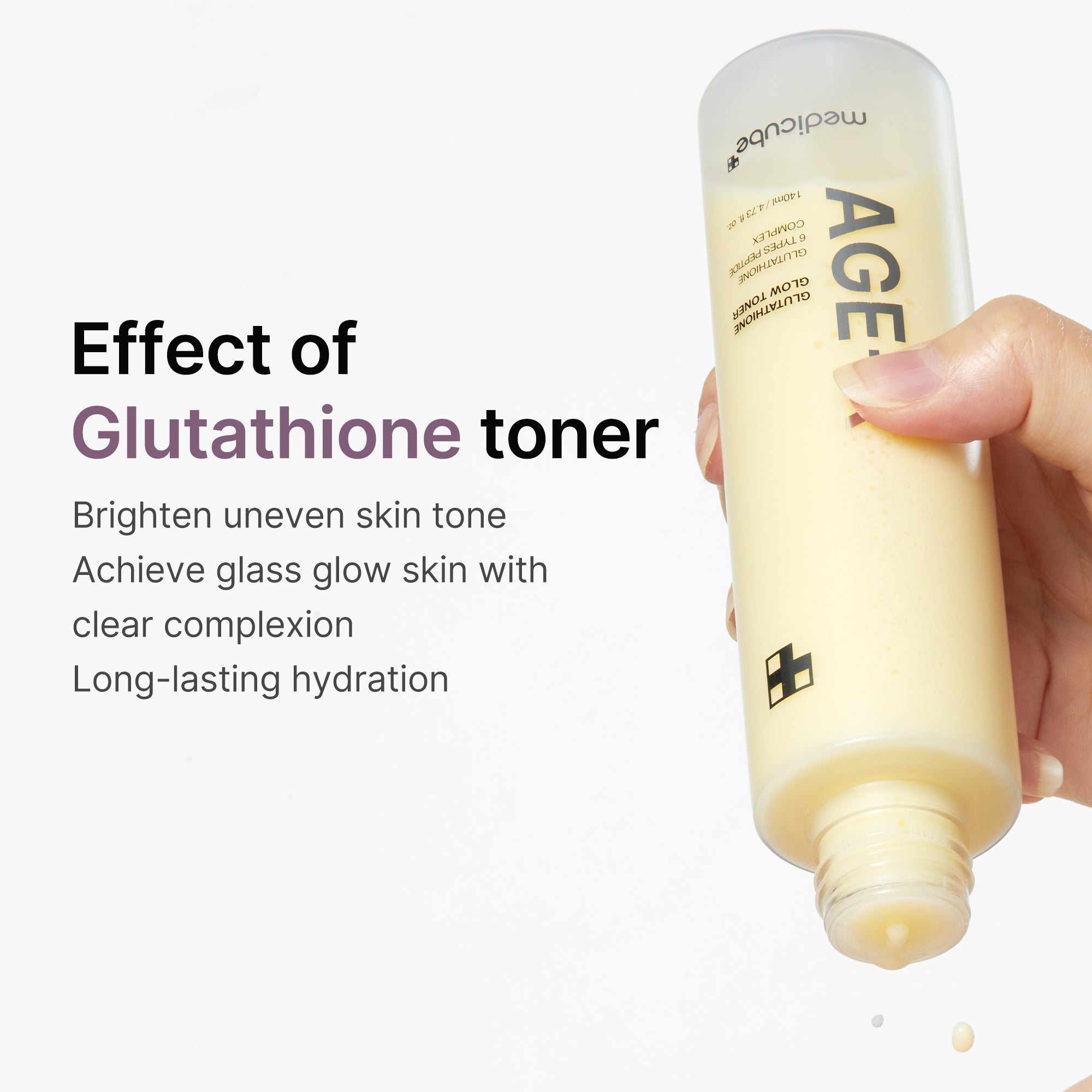 AGE-R Glutathione Glow Milk Toner - Fresh Routine Essential