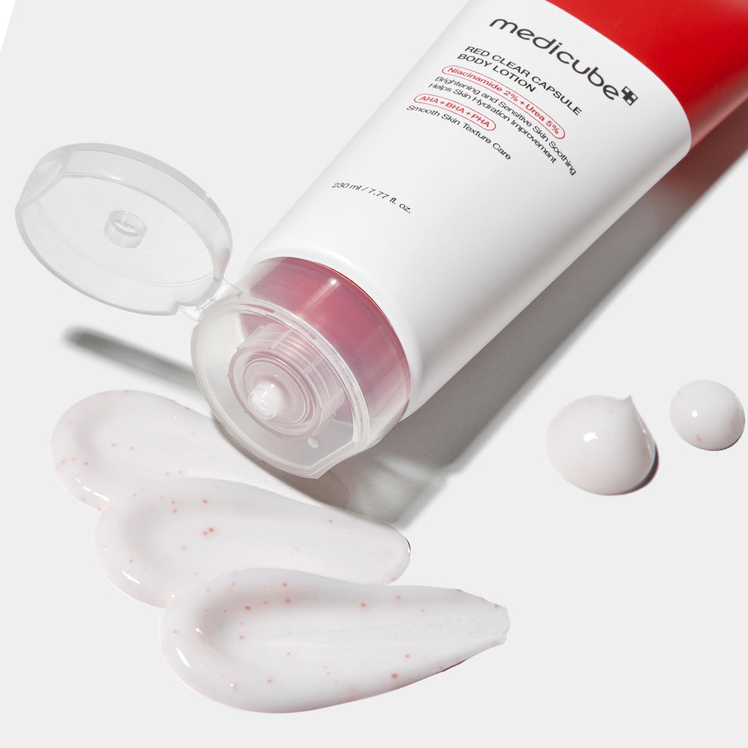Red Clear Capsule Body Lotion - Fresh Skin Made Easy