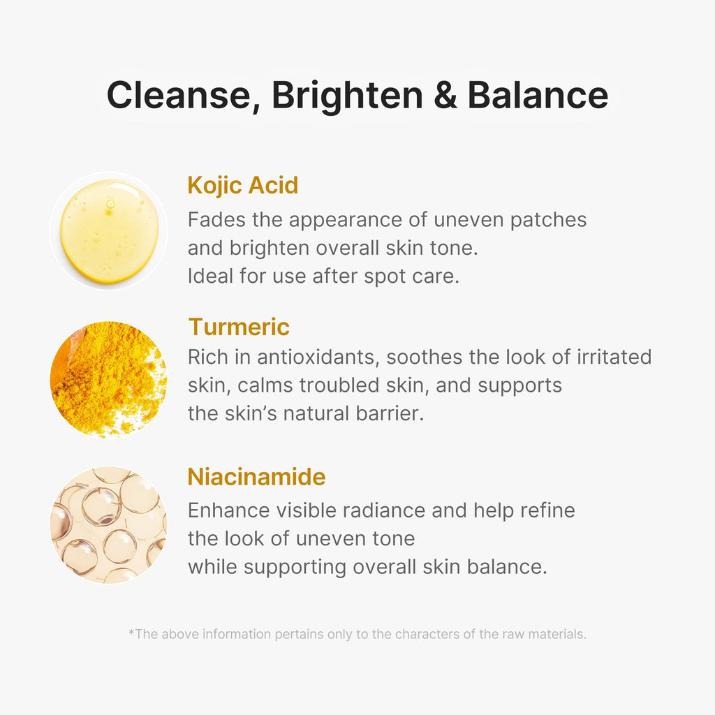 Kojic Acid Turmeric Vita Capsule Foam Cleanser - Glow On the Go