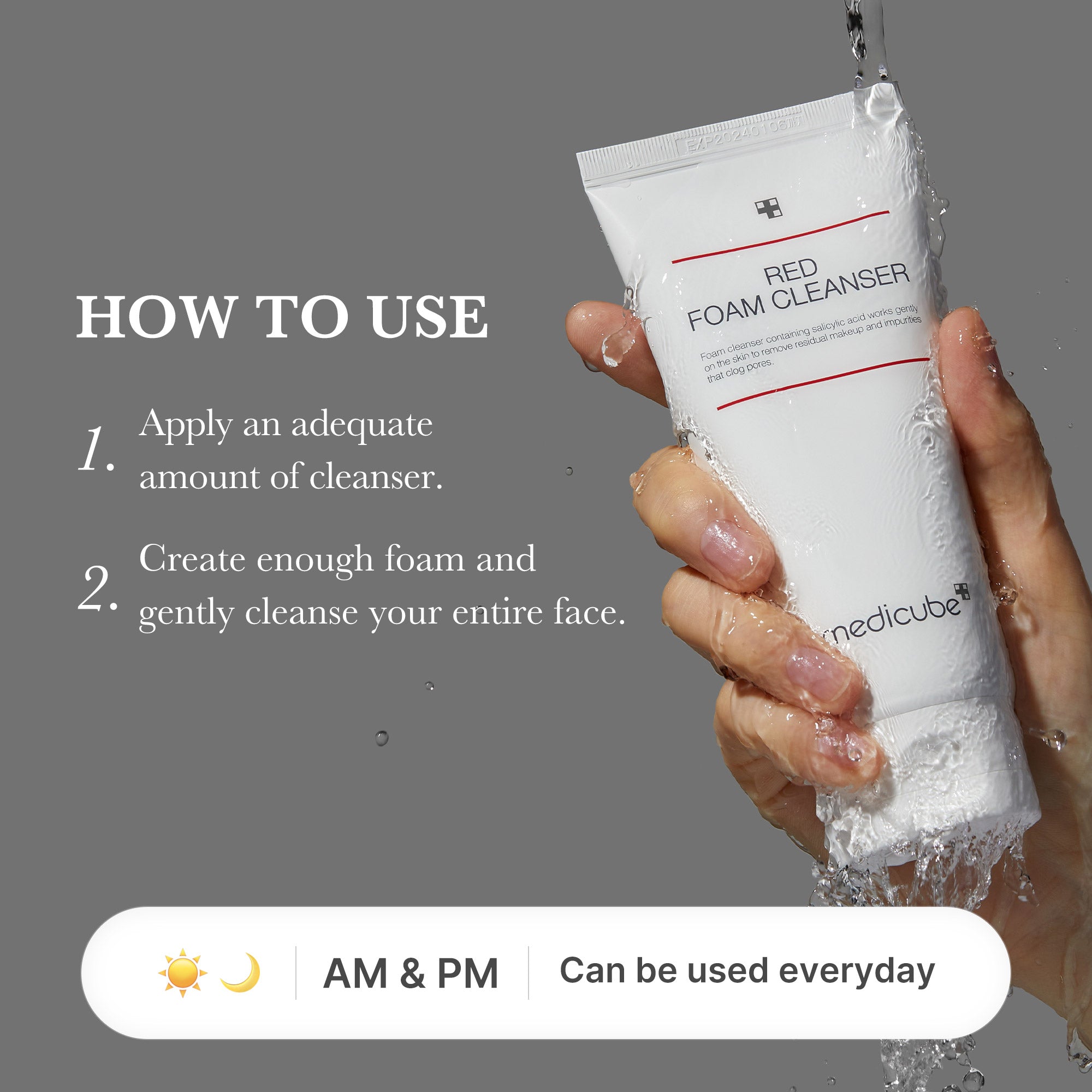 Red Foam Cleanser - Glow and Go