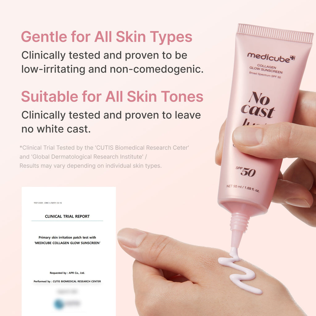 No Cast Just Glow Collagen Sunscreen - Refresh Your Skin