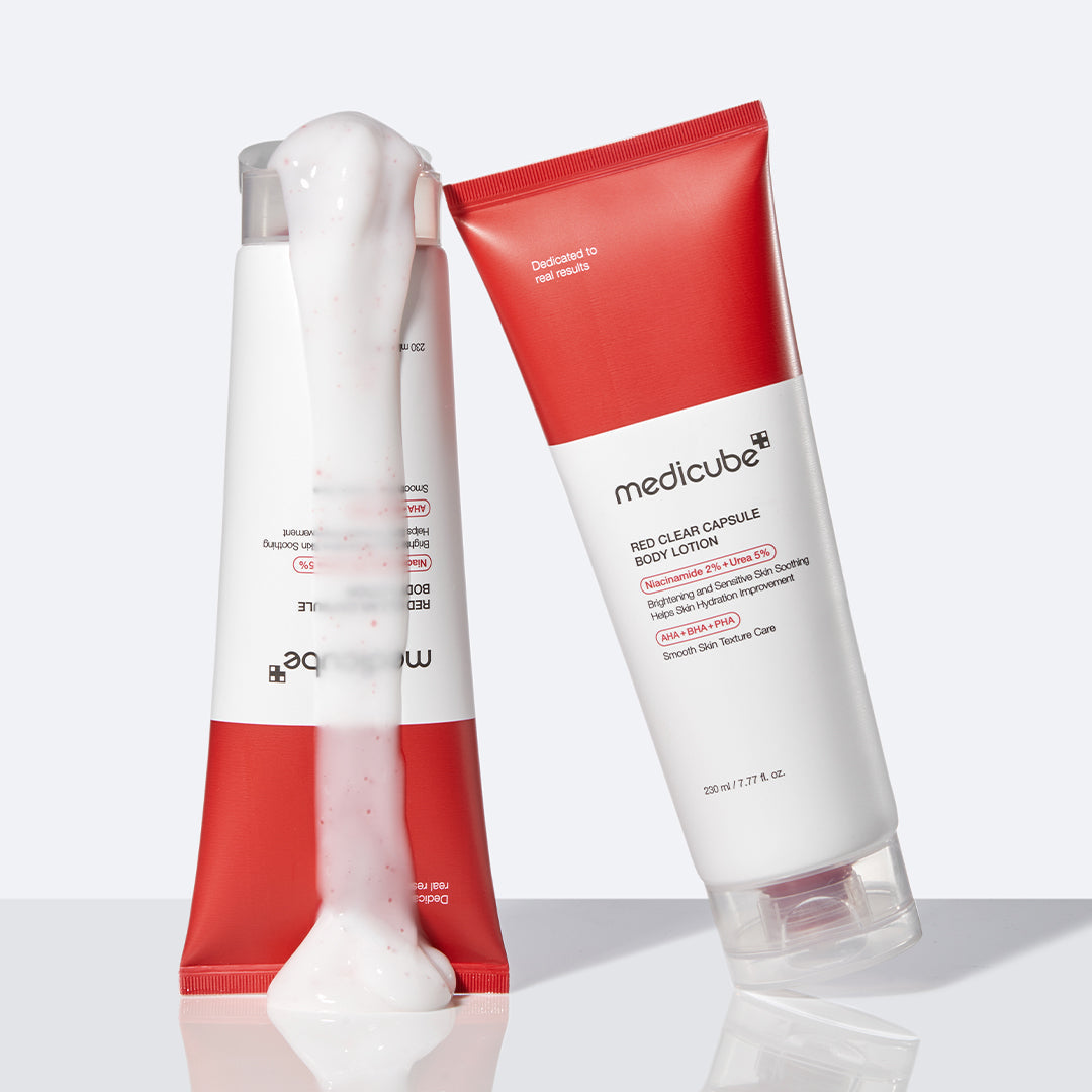 Red Clear Capsule Body Lotion - Fresh Skin Made Easy