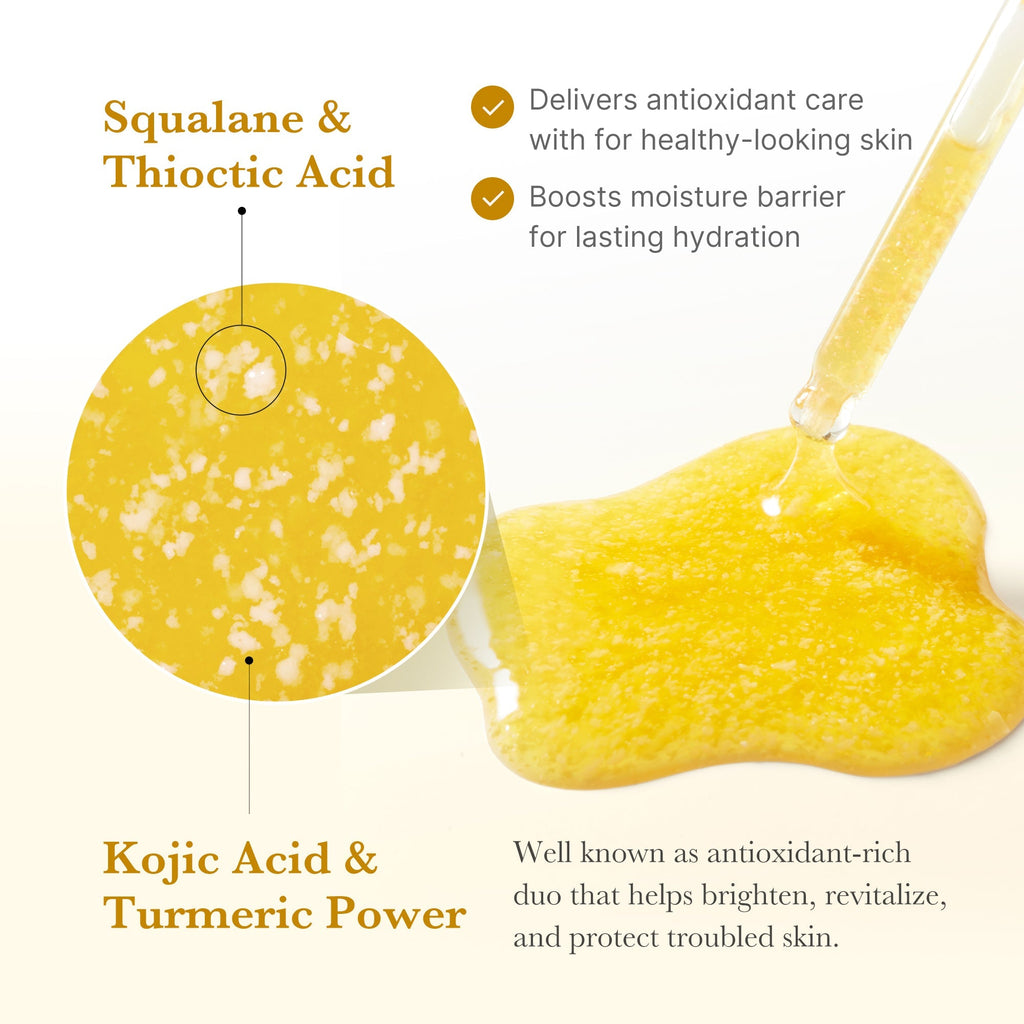 Kojic Acid Turmeric Capsule Serum - Easy Glow Routine