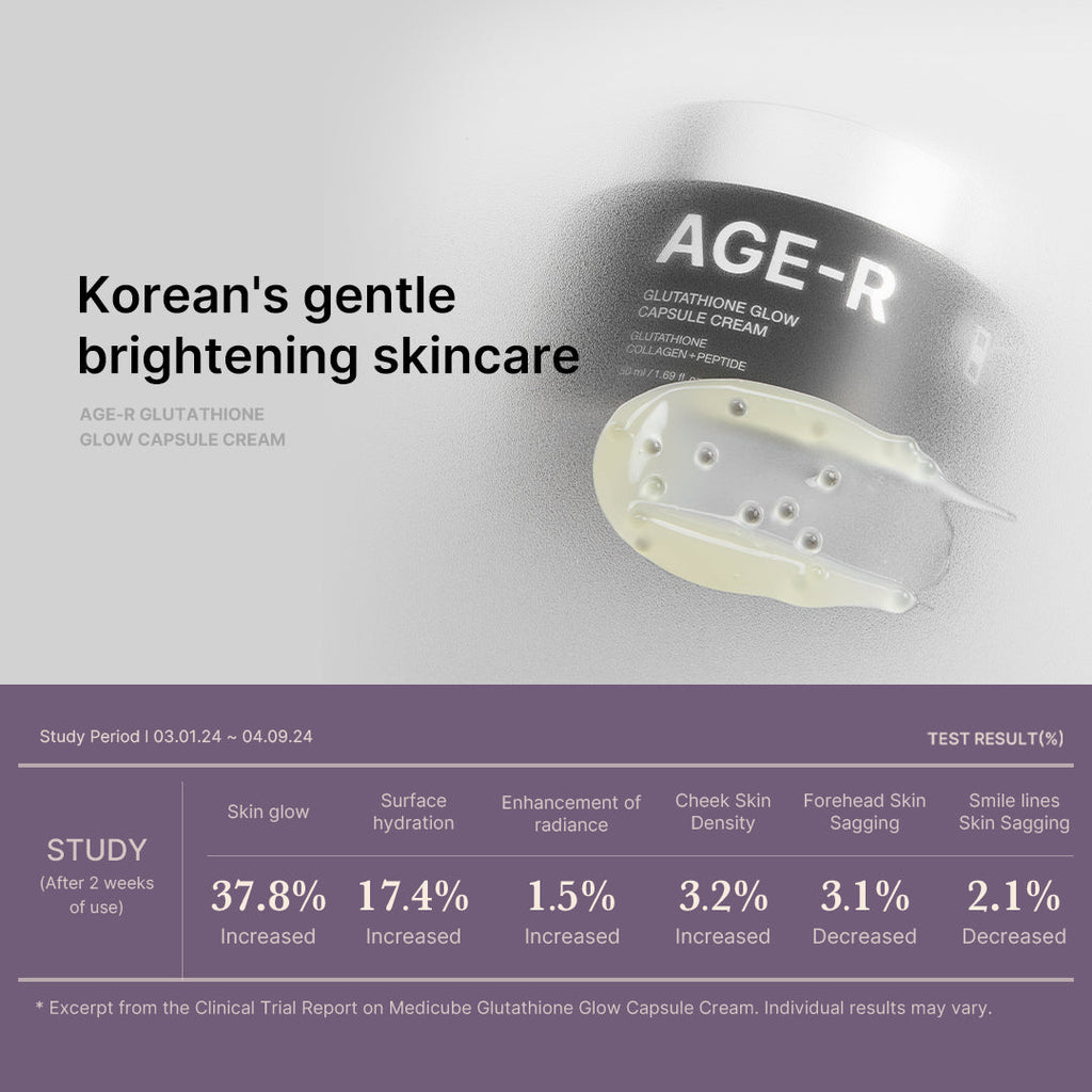 AGE-R Glutathione Glow Capsule Cream - K-Beauty Essentials