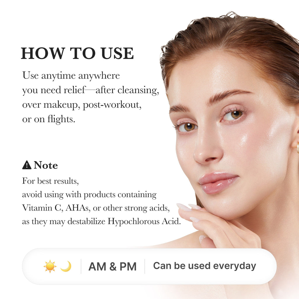 Hypochlorous Acid Power Soothing Spray - Hydrated-Looking Skin
