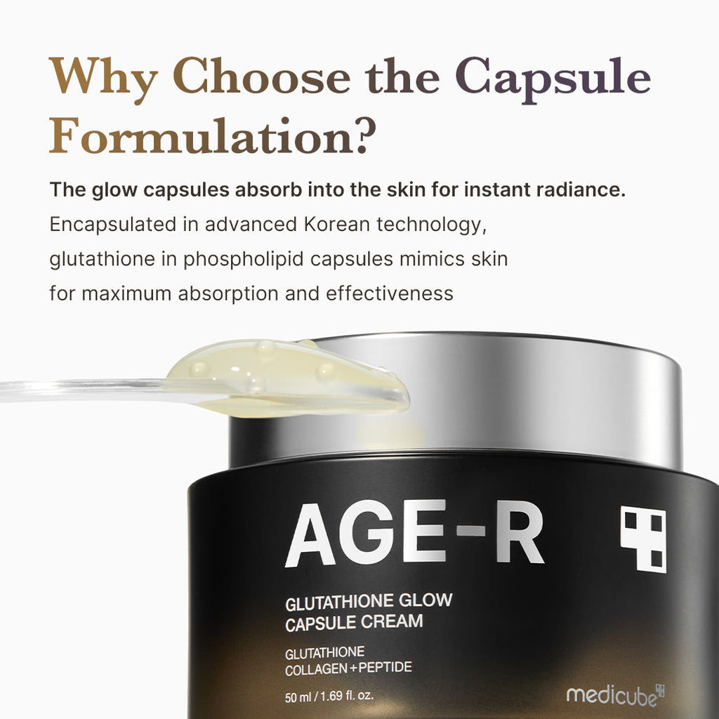 AGE-R Glutathione Glow Capsule Cream - K-Beauty Essentials