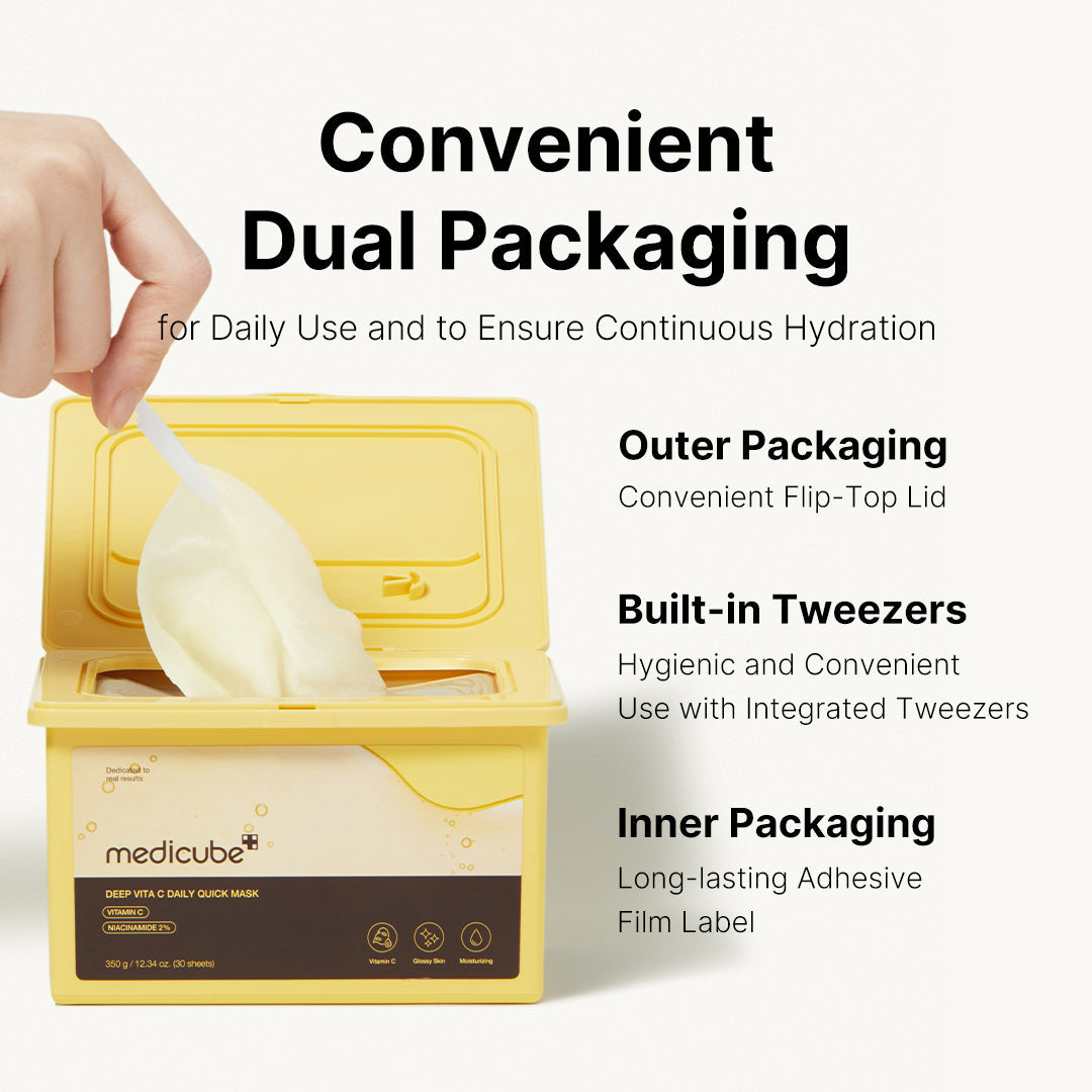 Deep Vita C Daily Quick Masks - Simple Beauty Care