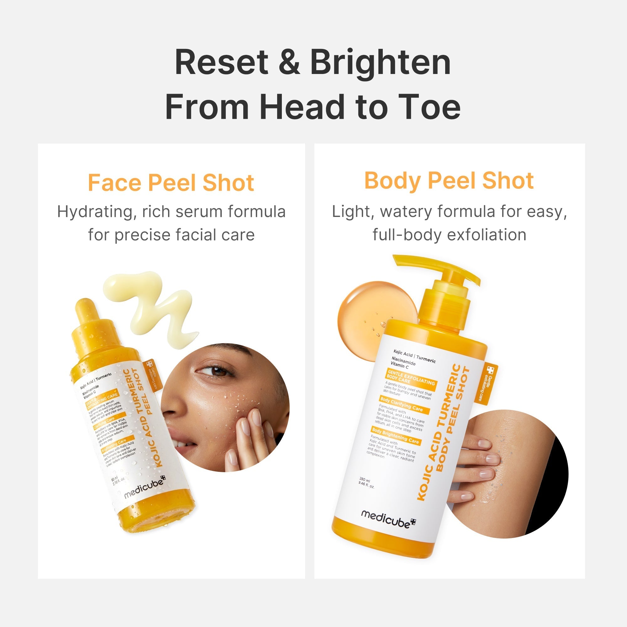 Kojic Acid Turmeric Peel Shot - Fresh Face Routine