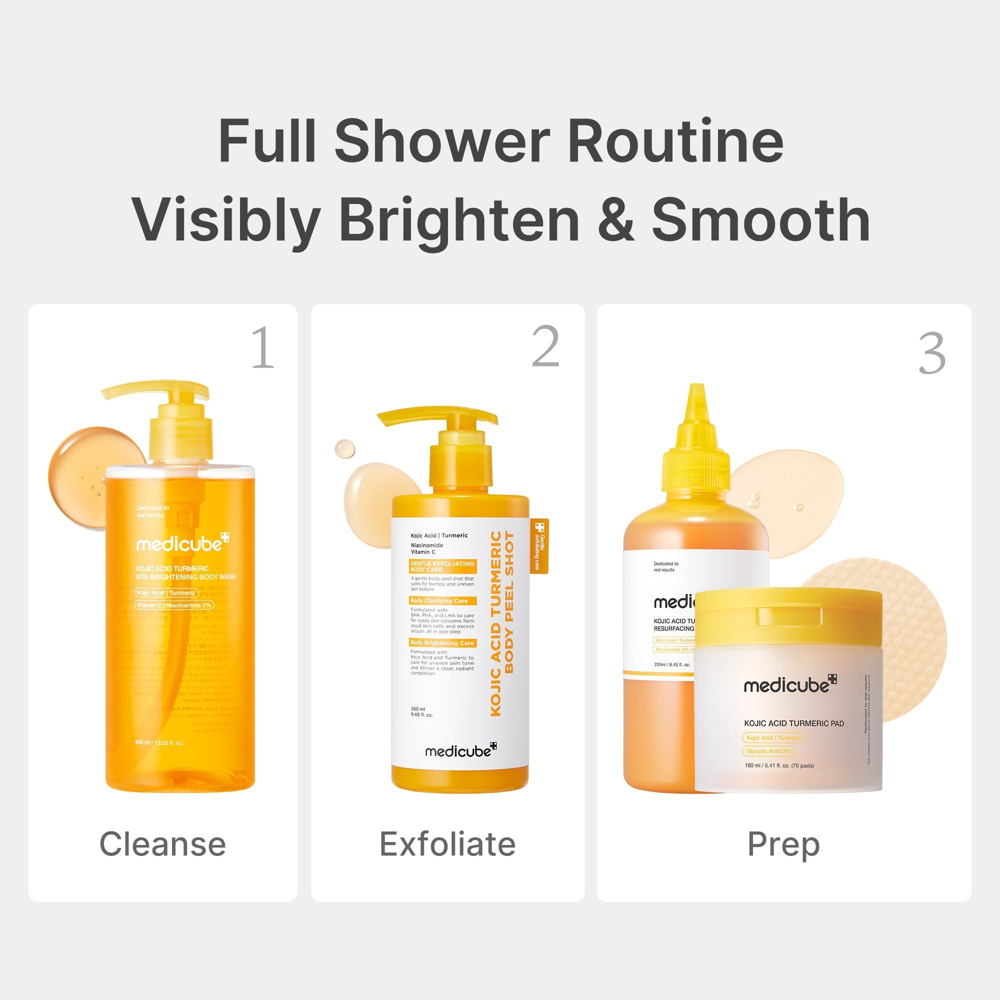 Kojic Acid Turmeric Brightening Body Wash - Fresh and Simple