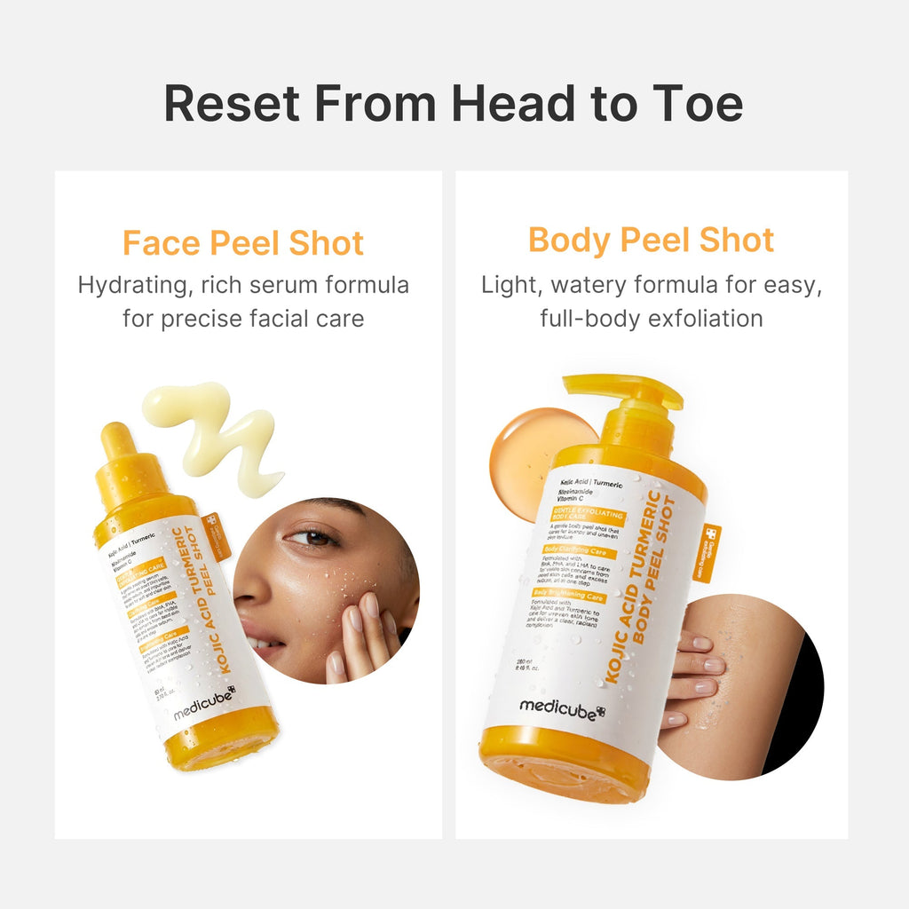 Kojic Acid Turmeric Body Peel Shot - Glow Favorites