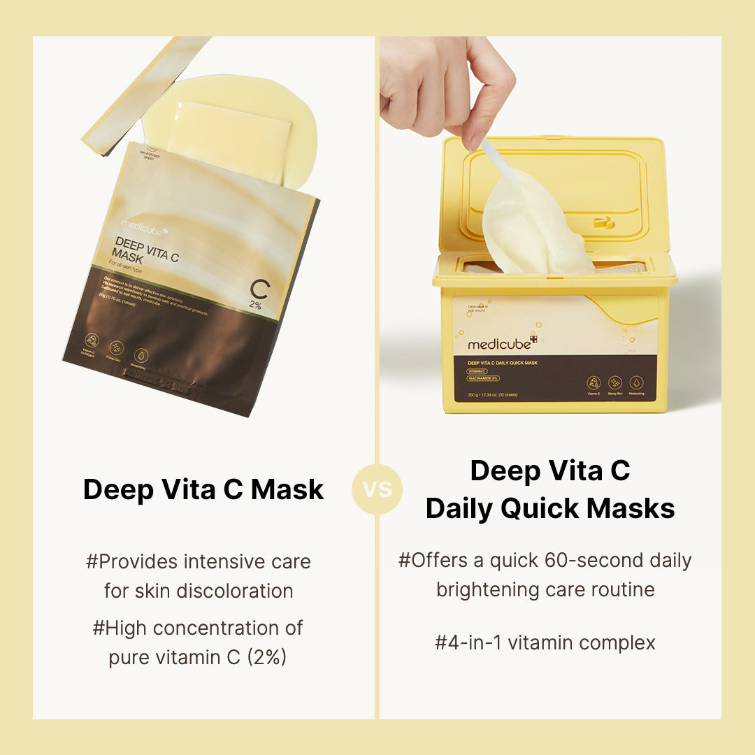 Deep Vita C Daily Quick Masks - Simple Beauty Care
