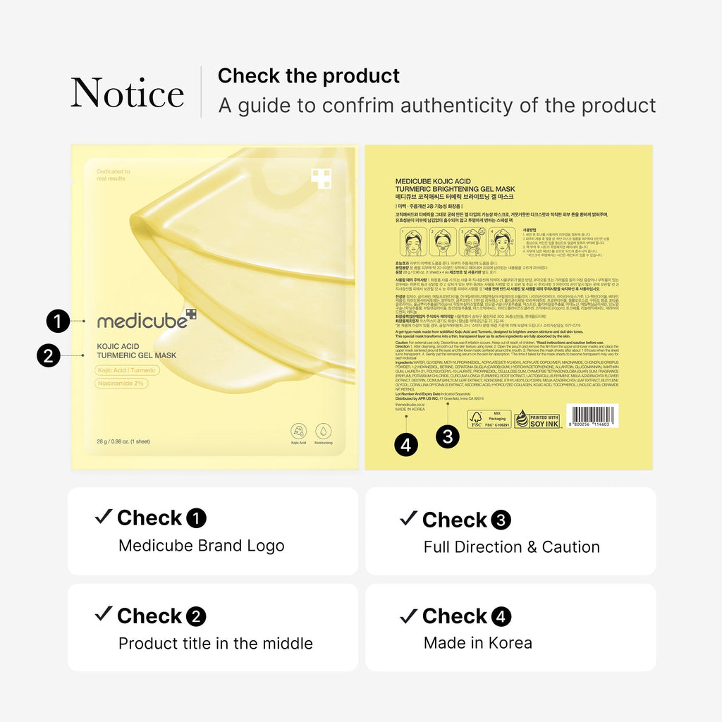 Kojic Acid Turmeric Gold Jelly Gel Mask - Beauty Care Daily