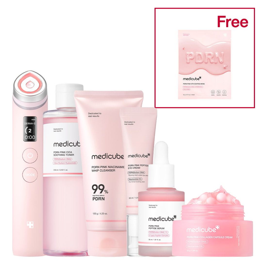 PDRN Pink Glow Home Aesthetic Full Set - Skin Care Ready
