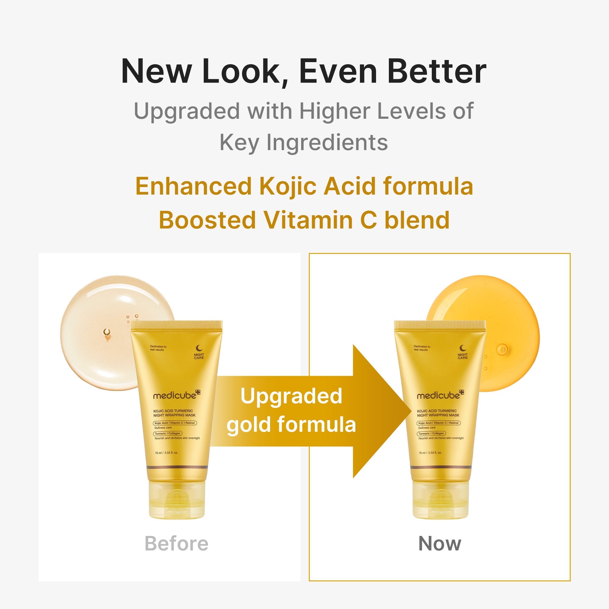 Kojic Acid Turmeric Overnight Wrapping Mask - Fresh Face Daily