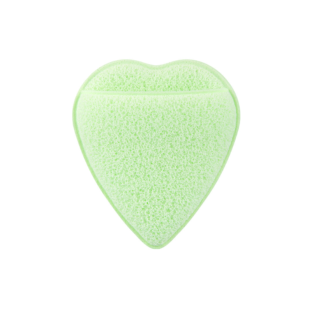 Clover Heart Facial Sponge - Glow Face Routine