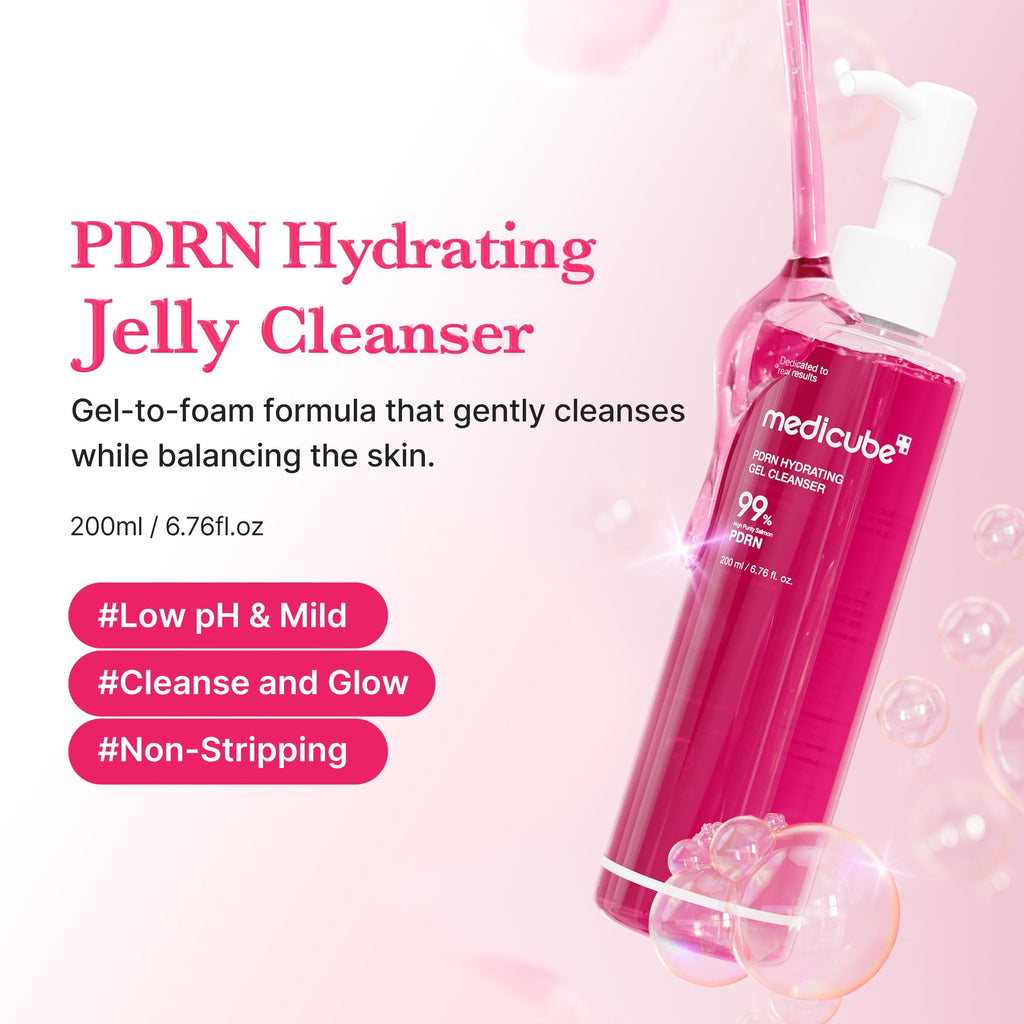 PDRN Pink Gel Cleanser - Simple Skin Routine