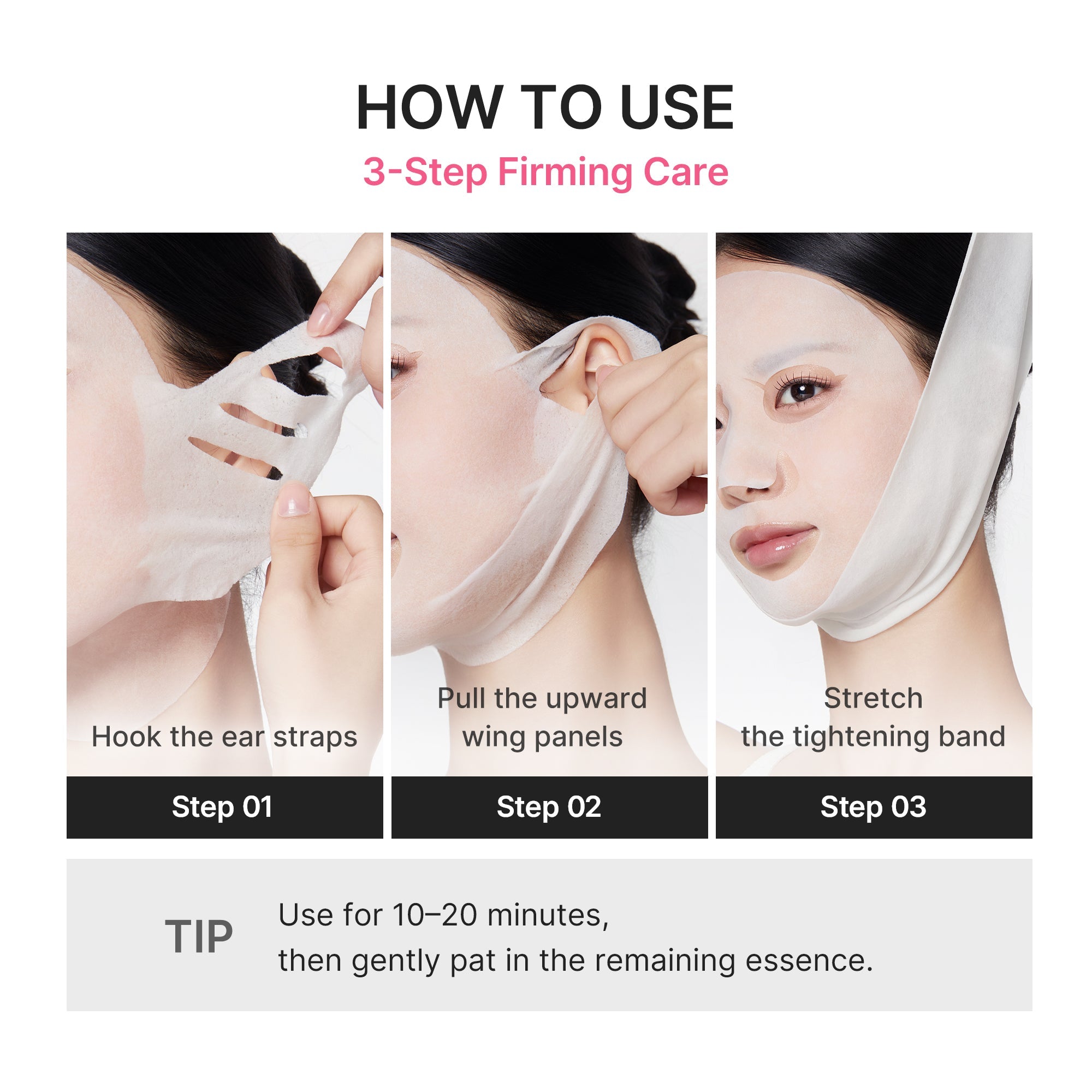 PDRN Pink Tension Up Mask - Easy Daily Care