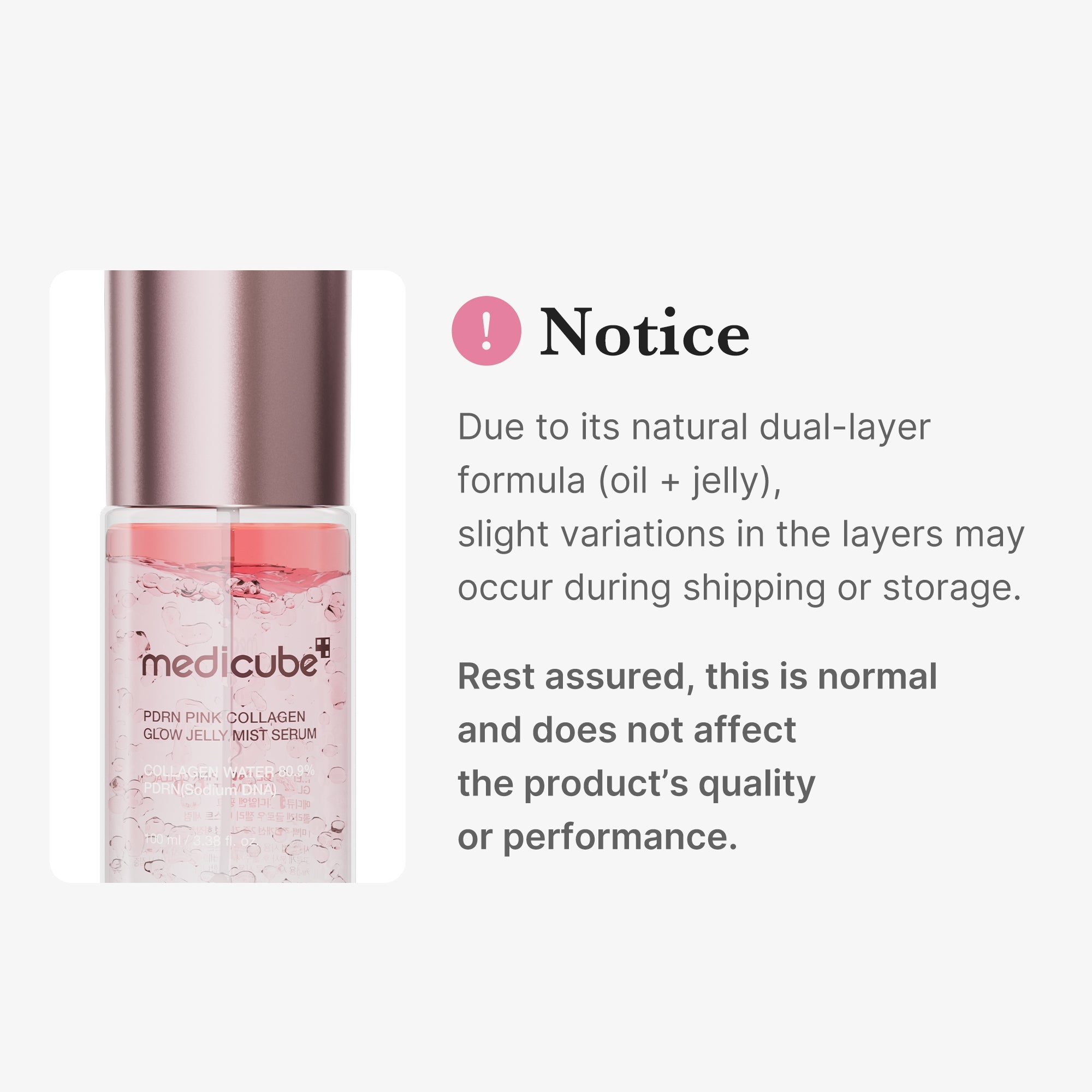 PDRN Pink Collagen Glow Jelly Mist Serum - Glow and Go