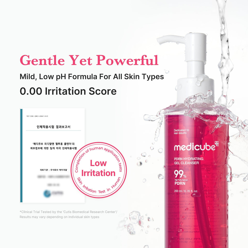 PDRN Pink Gel Cleanser - Simple Skin Routine