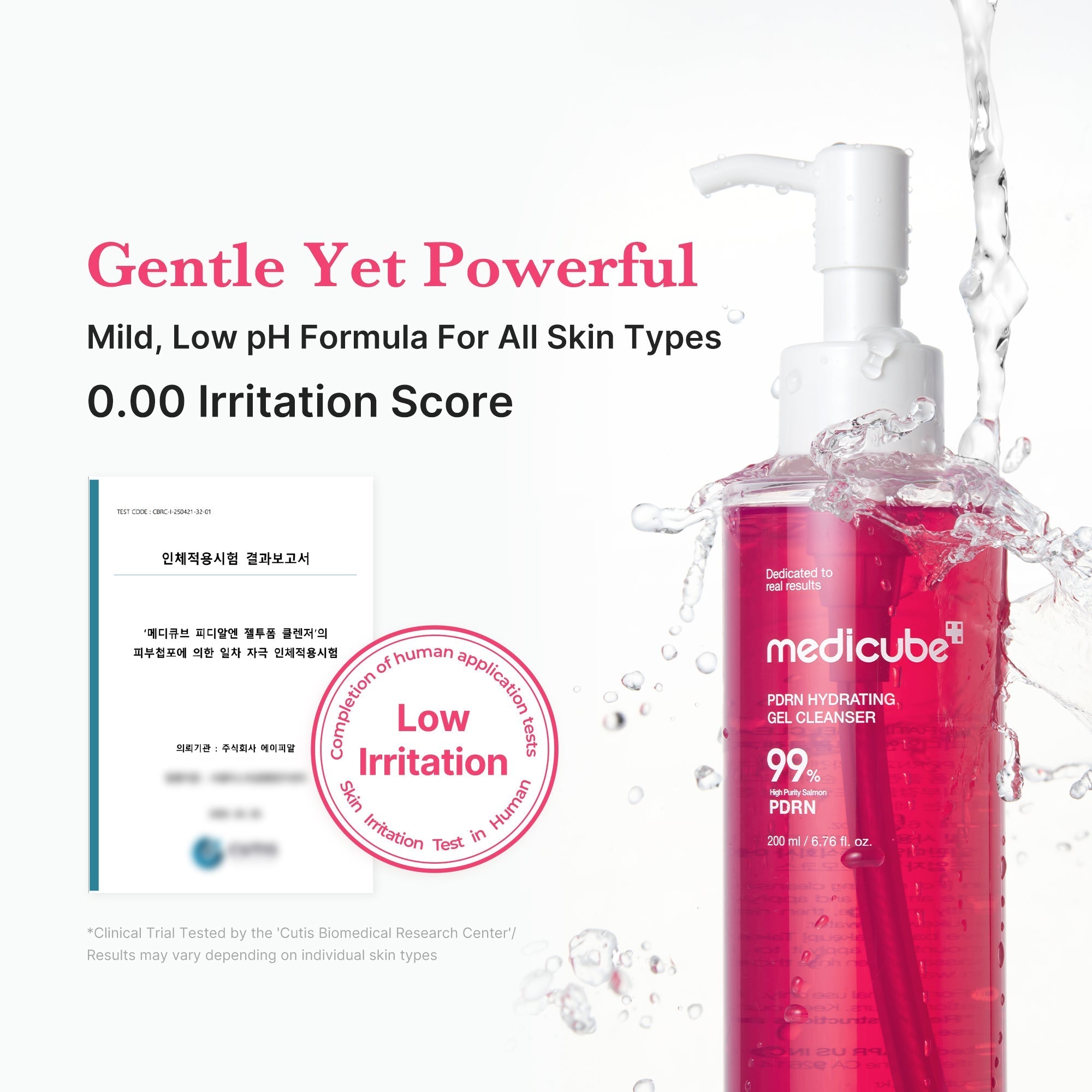 PDRN Pink Gel Cleanser - Simple Skin Routine