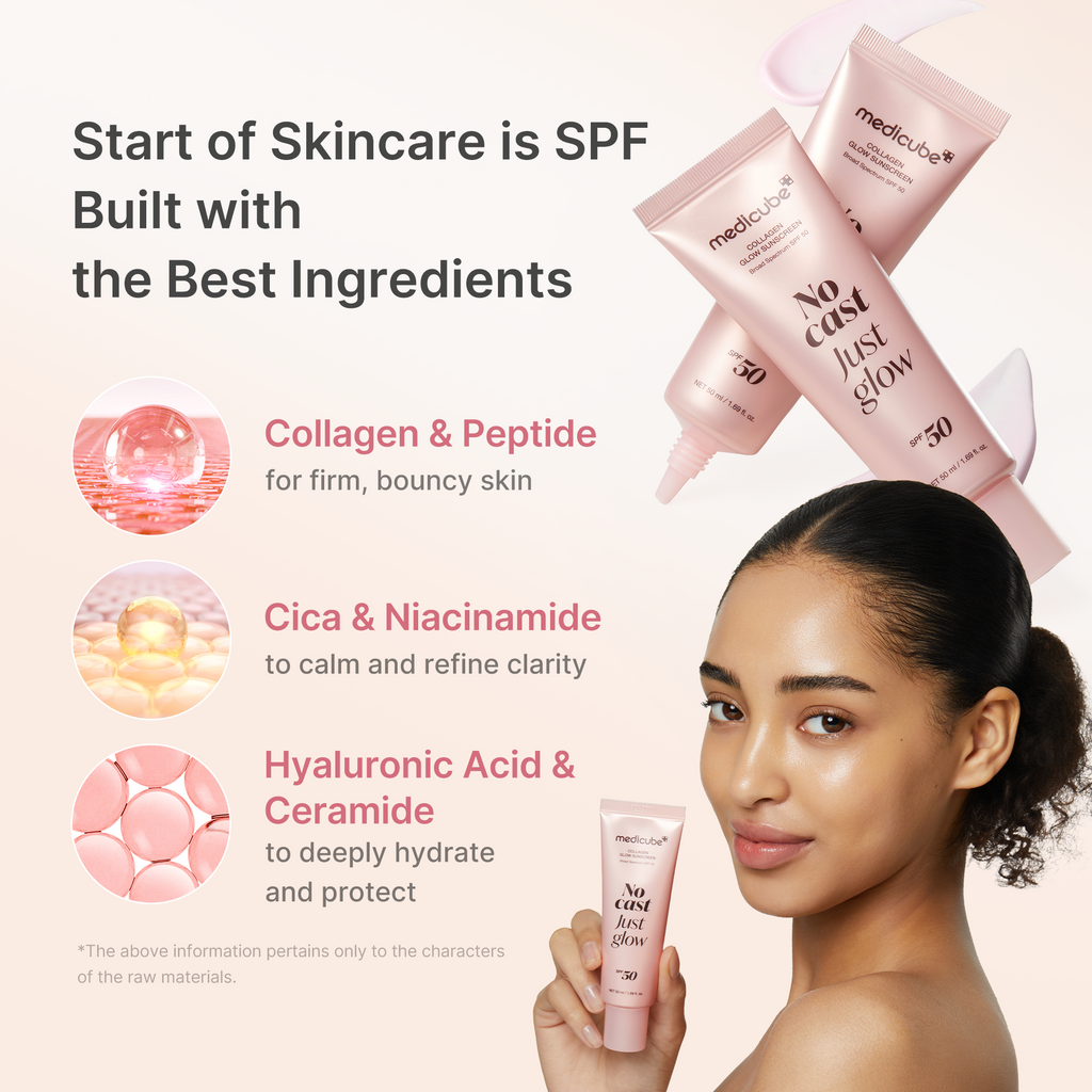 No Cast Just Glow Collagen Sunscreen - Refresh Your Skin